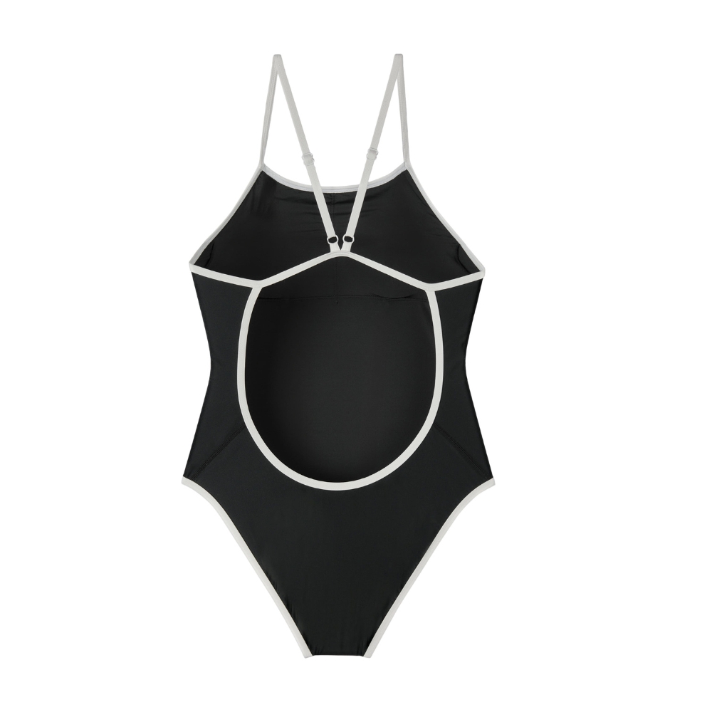 新品　emis LOGO V-BACK STRAP SWIMSUIT 水着　ロゴ LOGO V-BACK STRAP SWIMSUIT (RENEWAL)-PINK - EMIS