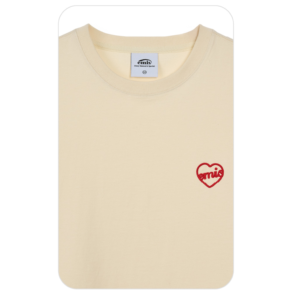 [EMIS] HEART Tシャツ★新作・25SS★人気★韓国ファッション★ EMIS] HEART Tシャツ☆新作・25SS☆人気☆韓国ファッション