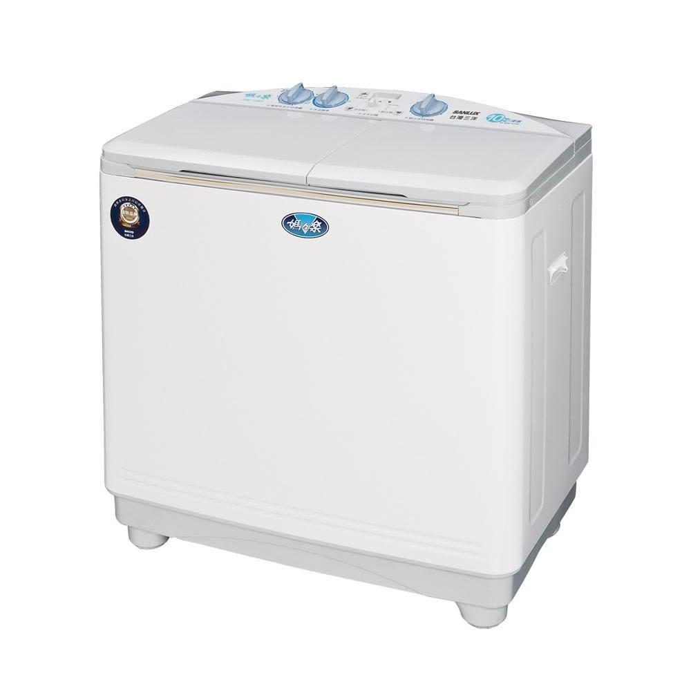 【SANLUX 台灣三洋】雙槽洗衣機 容量  洗衣10kg  脫水6.5kg SW-1068U