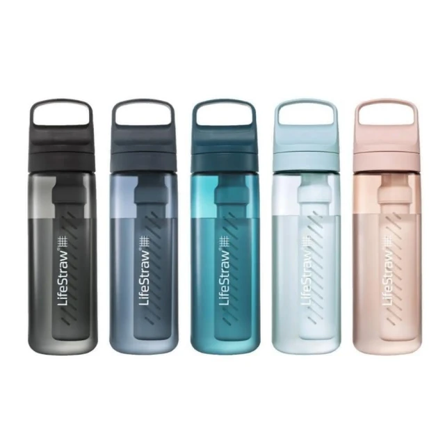 【LifeStraw】LifeStraw Go 提蓋二段式過濾生命淨水瓶650ml 多色 悠遊戶外