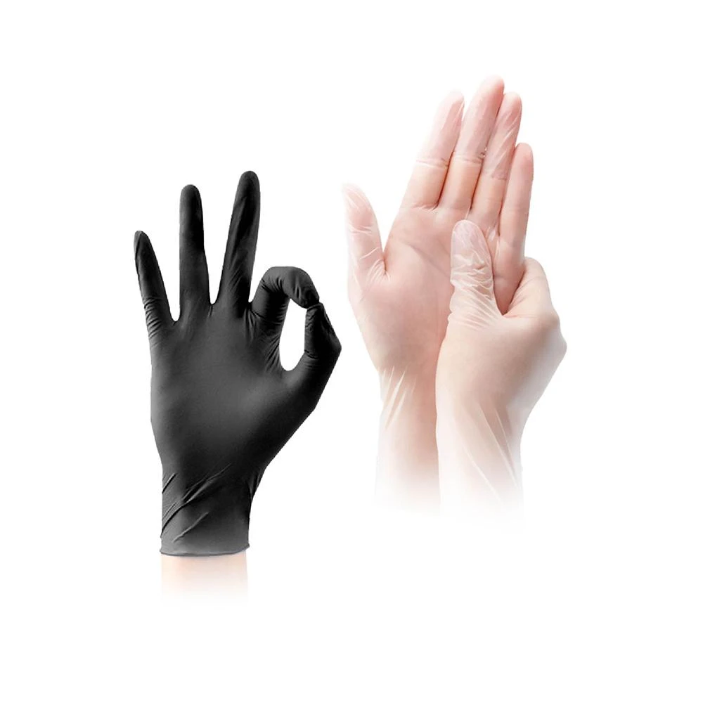 【Finger Pop 指選好物】拋棄式手套100雙次性手套 丁睛手套 無粉手套 防疫手套 清潔手套