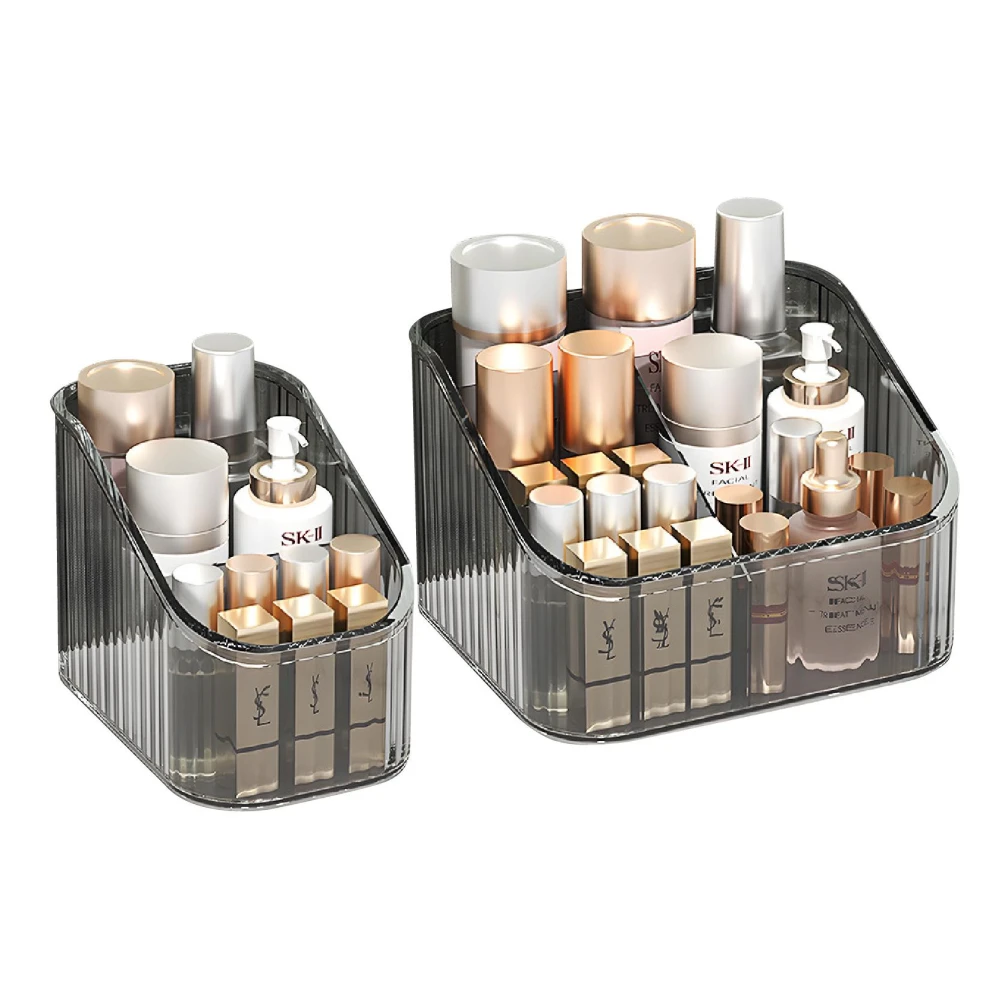 【日創生活】壓克力化妝品遙控器收納盒 {桌面收納 多格收納 筆筒 文具盒 置物架 分格筆筒 分隔筆筒}