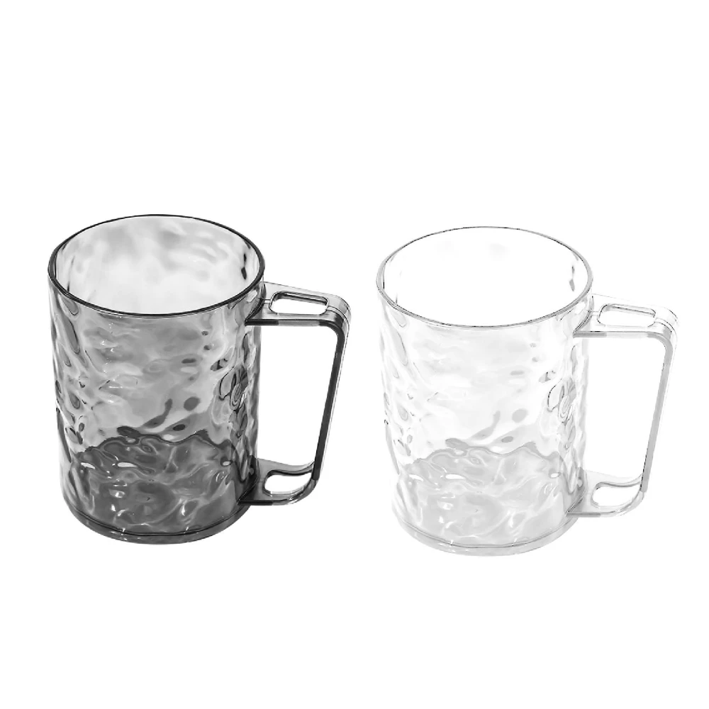 【日創生活】冰紋漱口杯 刷牙杯 水波紋漱口杯 {洗漱杯 盥洗杯 帶手柄漱口杯 情侶牙刷杯}