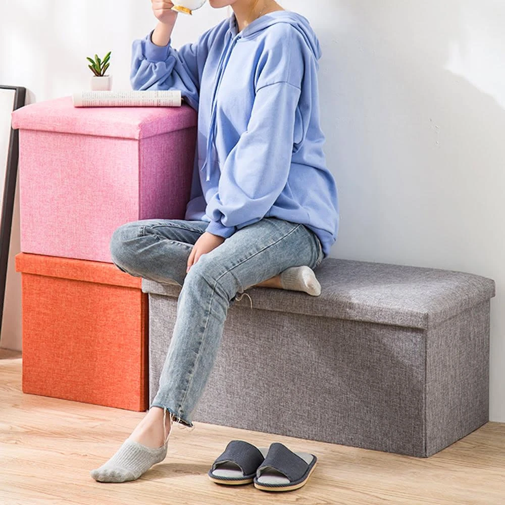 【小麥購物】儲物收納凳(折疊凳 收納椅 穿鞋凳 穿鞋椅 收納凳 板凳 收納凳 儲物箱 儲物)