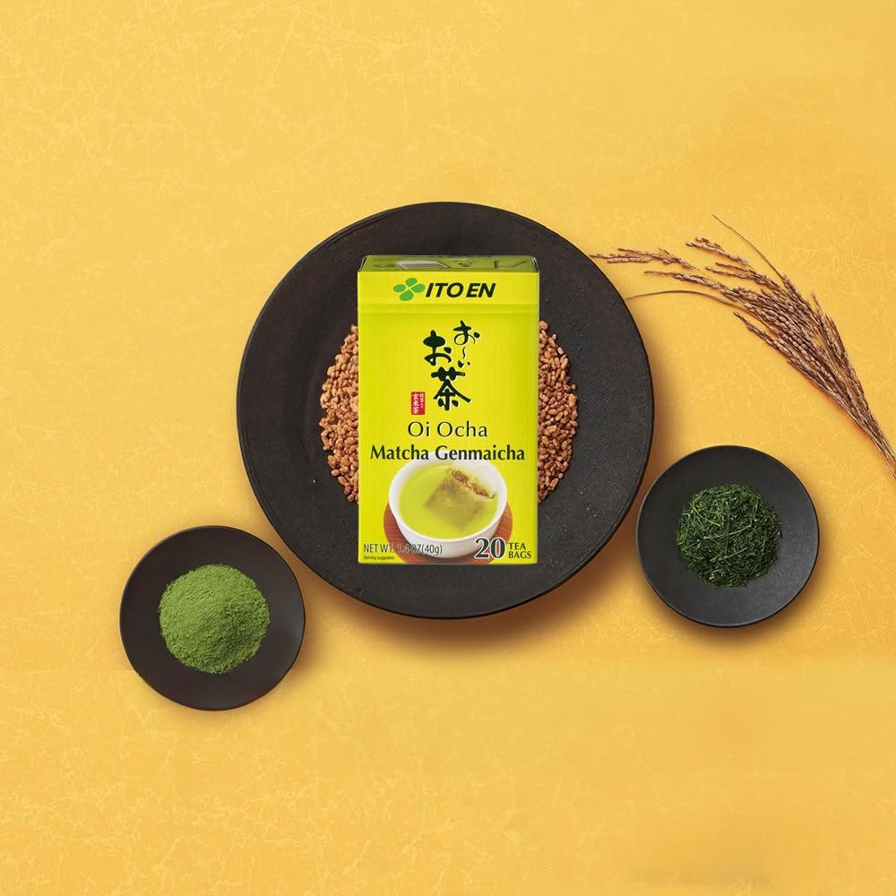 【伊藤園】ITOEN  國產Oi Ocha抹茶玄米茶茶包 3盒入 冷泡熱泡茶涼茶溫茶開會茶熱沖冷沖皆可 茶香濃郁大谷翔平代言 富含豐富植物性蛋白、膳食纖維及維生