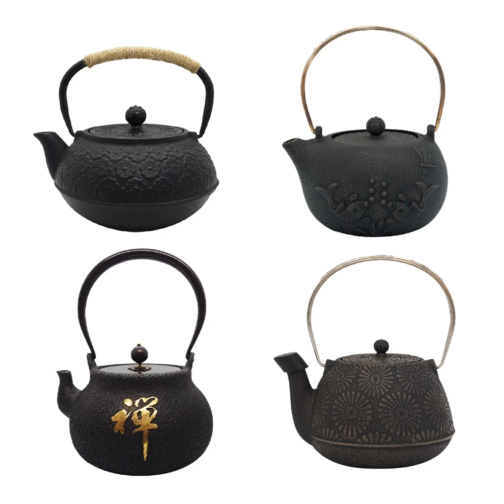 廚Fun】CHA-6 宮崎日本18-8急須茶壺(不鏽鋼茶壺茶壺日本茶壺黑色茶壺木