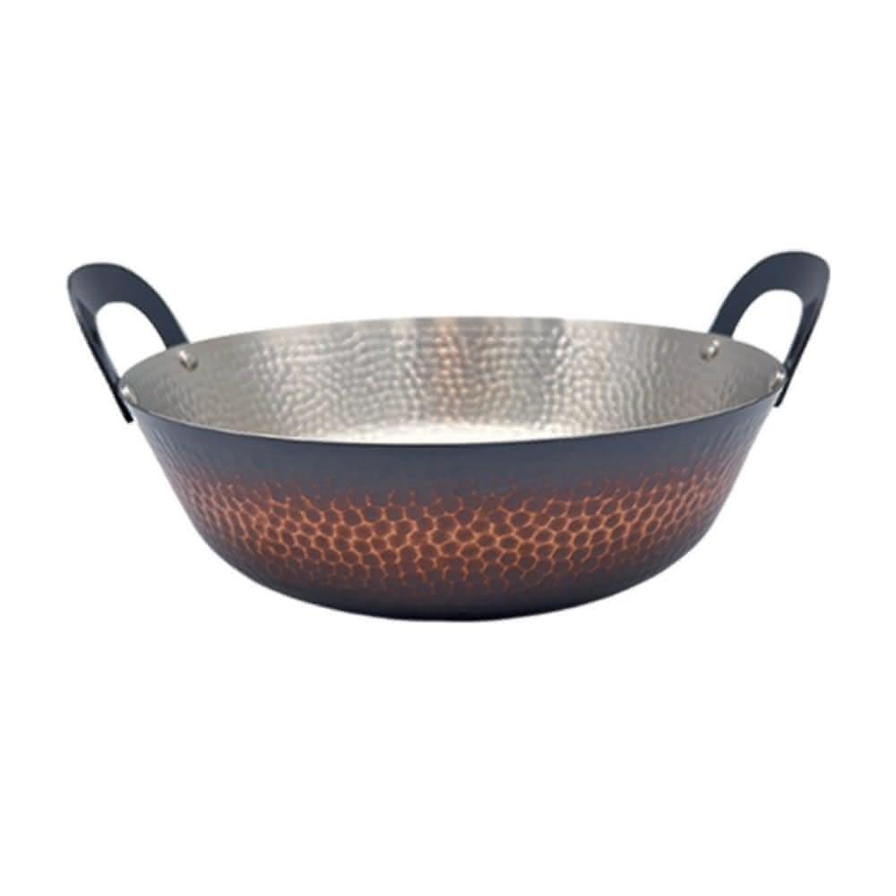 廚Fun】日本新光堂手槌銅鍋系列手槌天婦羅銅鍋21cm(日本新光堂手槌銅鍋