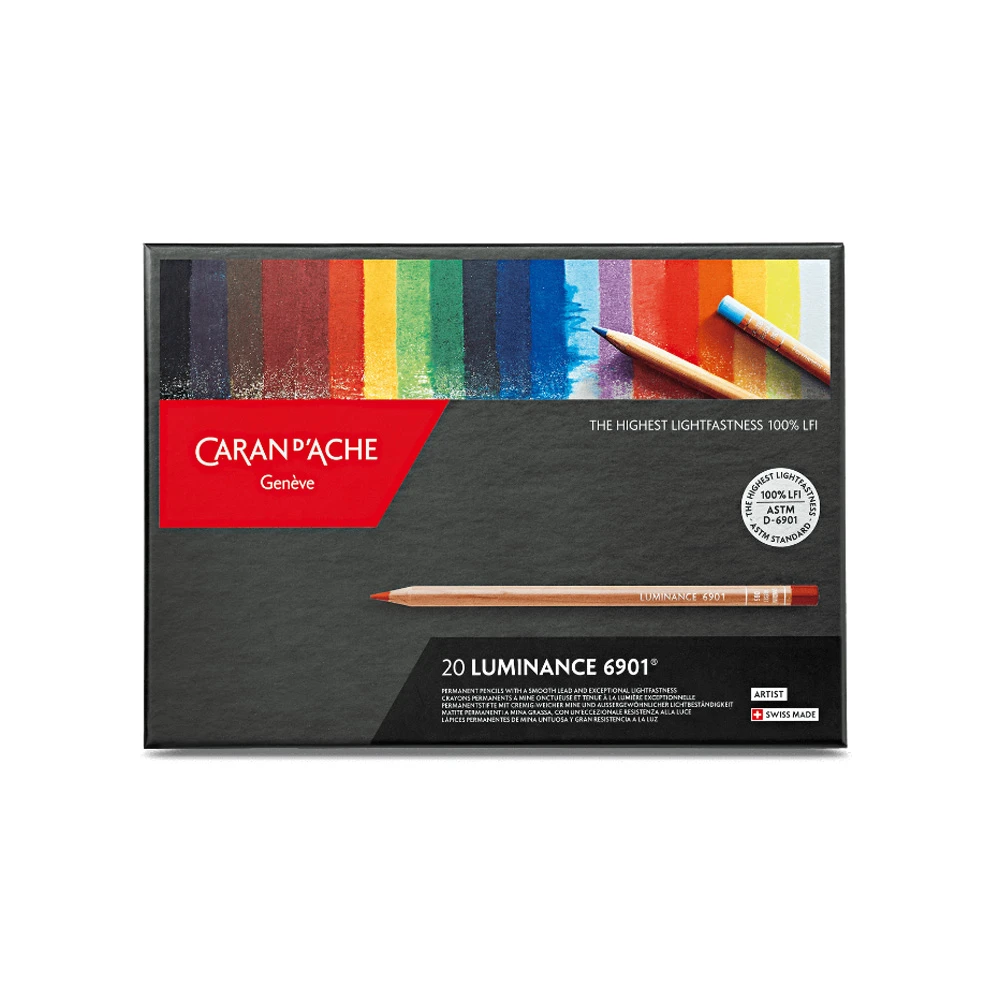 【CARAN d’ACHE】yc89 LUMINANCE 極致專家級油性色鉛 20色 /盒 6901.720