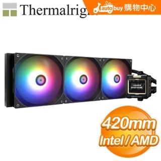 【Thermalright】利民 Frozen Warframe 420 Black ARGB LCD一體式水冷