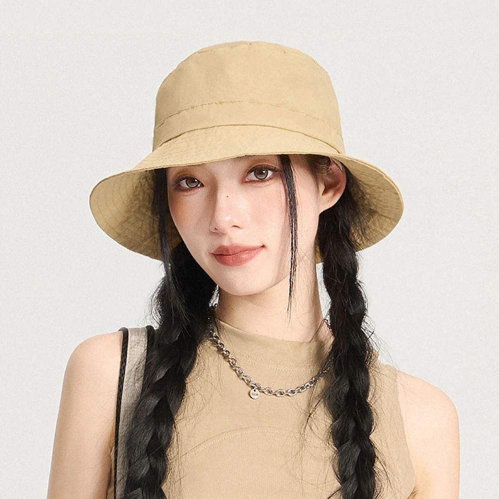 【AI Queen】防潑水!摺疊漁夫帽1入(防曬帽 遮陽帽 登山帽 露營帽 釣魚帽 防紫外線)