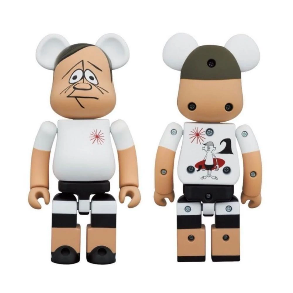 BE@RBRICK ペコちゃん The overalls girl 1000％ Set Of 2 Be Rbrick Peko-Chan The Overalls Girl 1000 Medicom