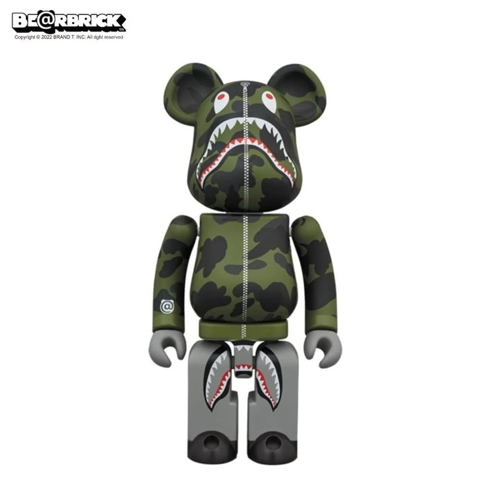 BRAND T.INC】BE@RBRICK x FRAGMENT超合金閃電銀200% 庫柏力克熊