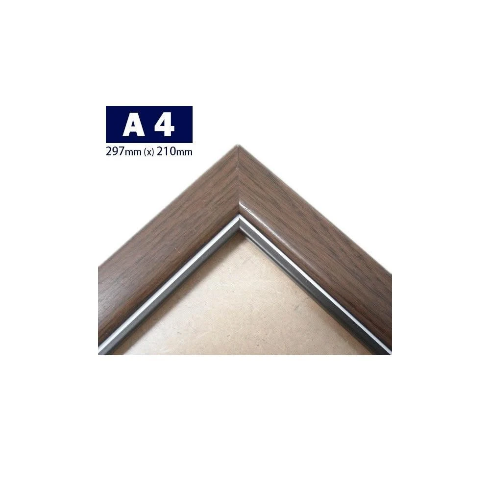 A4證書框 相框 A4獎狀框 (高級原木條 咖啡色)/一個入  29.7cm x 21cm