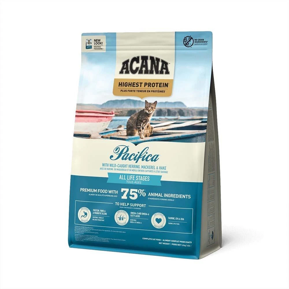 【ACANA】愛肯拿 海洋盛宴貓-1.8kg(貓糧 多種魚+玫瑰果 全齡貓 貓飼料 寵物飼料 貓咪飼料)
