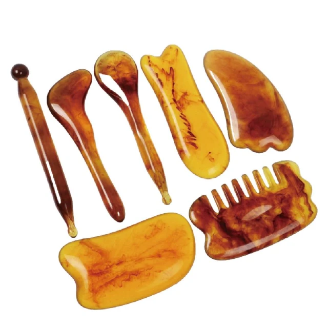 【2square shop 貳次方】單支入 刮痧按摩板 共有8款(琥珀天然樹酯 刮痧板 刮痧棒 撥筋棒 刮痧板)