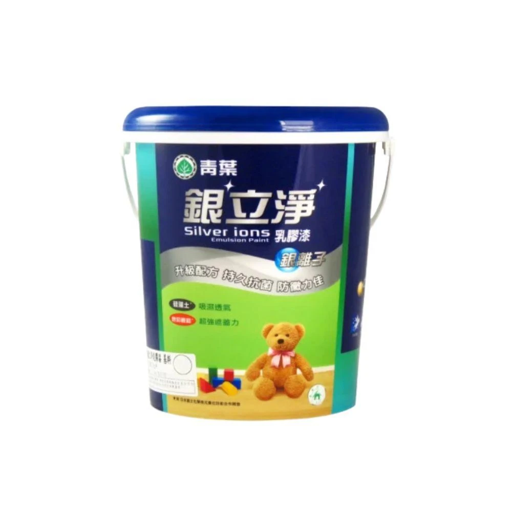 【青葉】青葉銀立淨乳膠漆 加侖裝/全天候的健康清淨漆 /銀離子 /殺菌 /圭藻土
