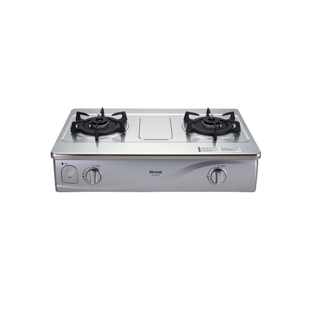 【林內】RTS-Q230S 感溫二口台爐 不鏽鋼雙口瓦斯爐 全省免運 限定區域含基本安裝