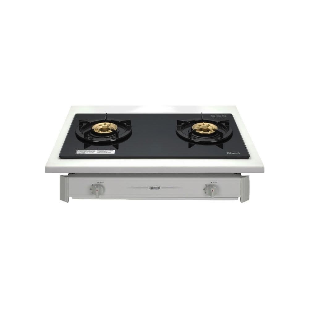 【林內】RBTS-227GC(B) 二口嵌入爐  瓦斯爐 強化黑玻璃 全省免運 限定區域送基本安裝