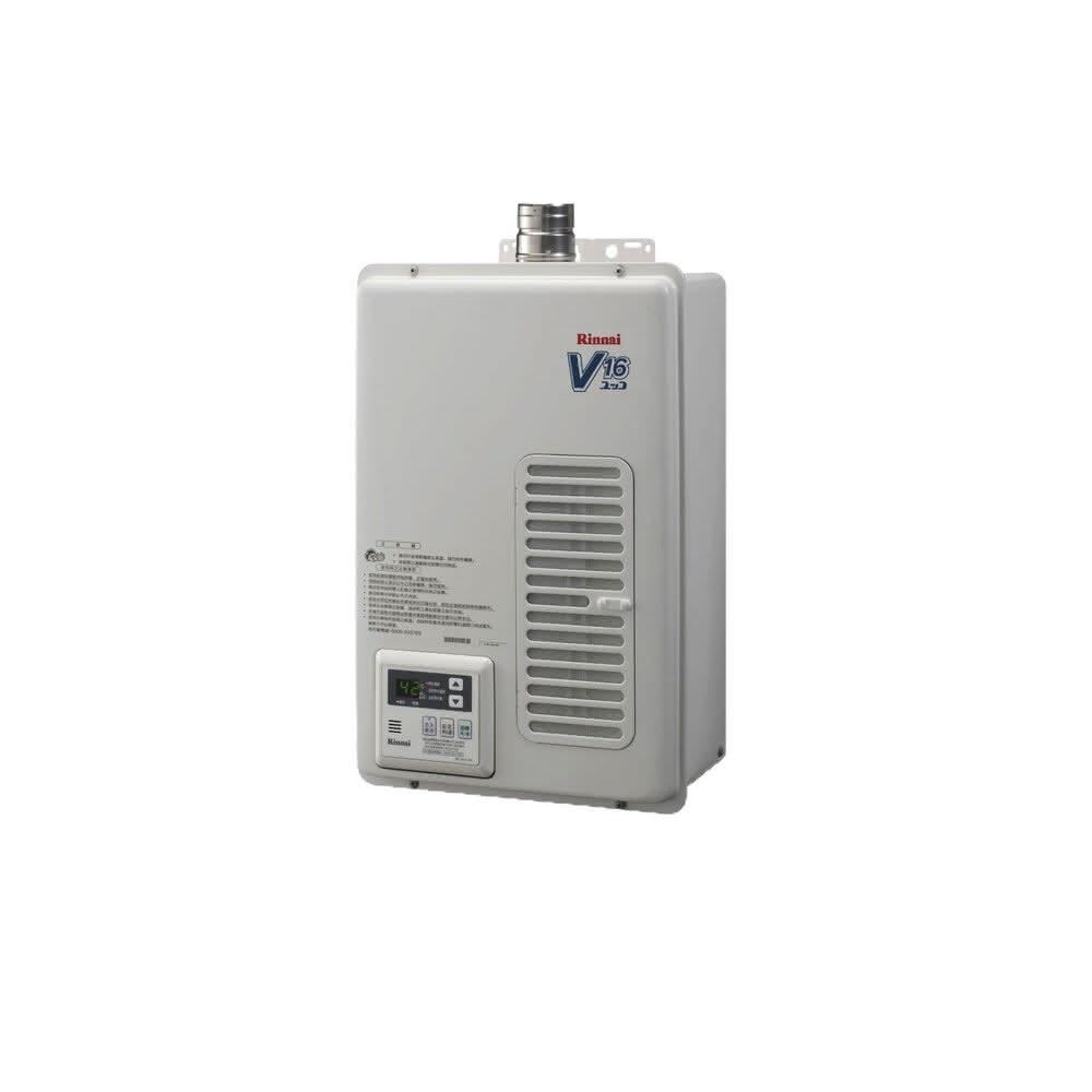 林內 Rinnai REU-V1611WFA 是一款16L 天然氣瓦斯一般式熱水器,適用於屋內安裝,提供穩定熱水供應。具備高效節能設計,操作簡單安全,適閤家庭日常使用。全機1年保固,品質可靠,讓您安心享受舒適沐浴體驗。 Rinnai林內牌 REU-V1611WFA