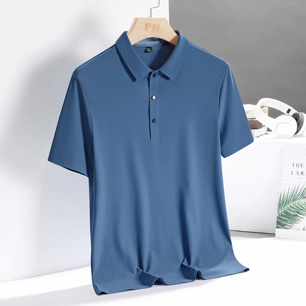 【JP】現貨-男涼感POLO衫 商務POLO衫 立領POLO衫 夏季冰涼POLO衫立領/冰涼/夏季POLO衫