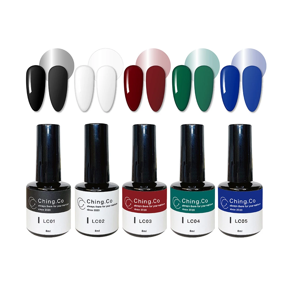 【Ching.Co】基礎色 LC系列 甲油凝膠 8ml(色膠 美甲用品 美甲膠 美甲)
