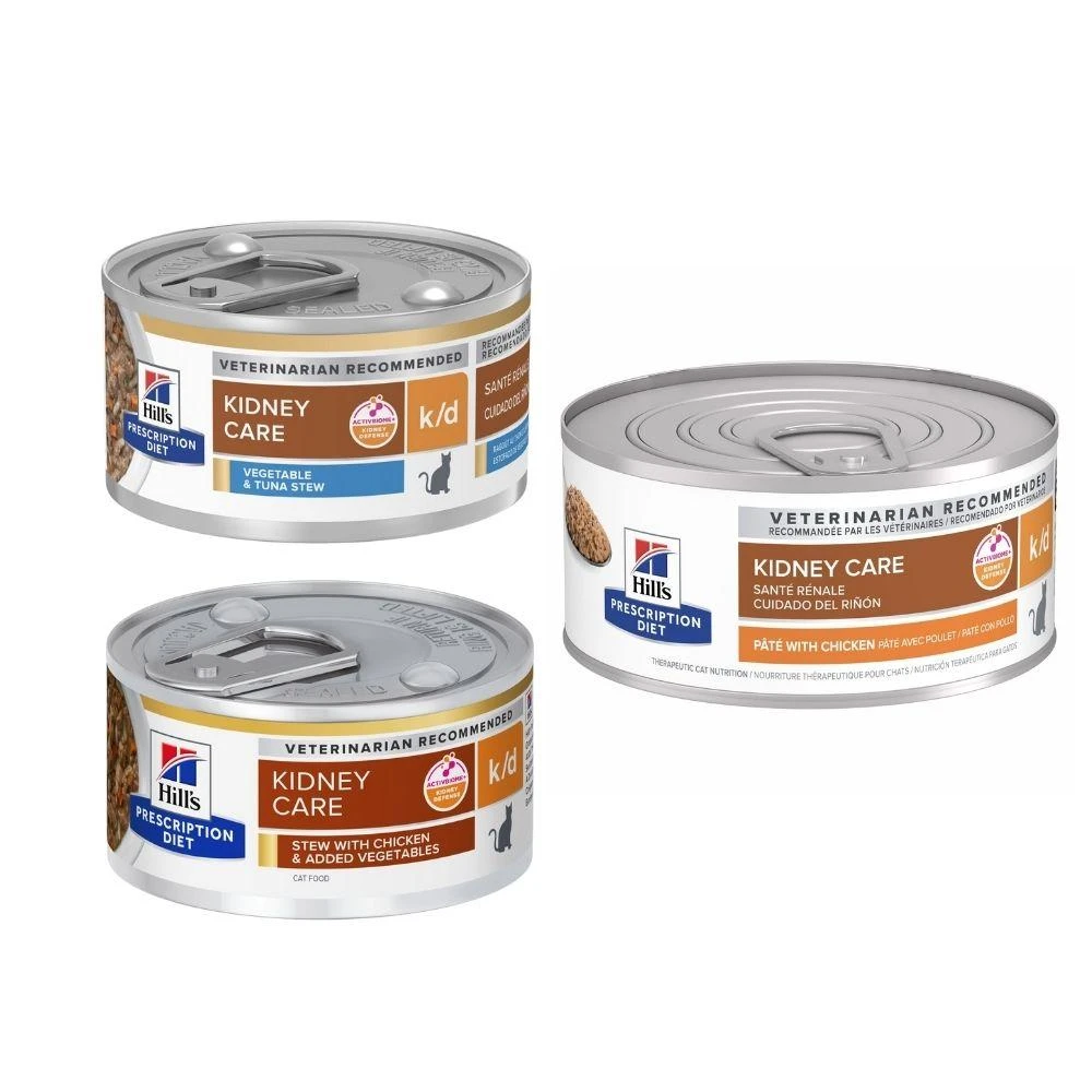 【Hills 希爾思】⚡毛樂子⚡k/d 腎臟病護理 貓處方罐頭 鮪魚燉蔬菜 雞肉 雞肉燉蔬菜