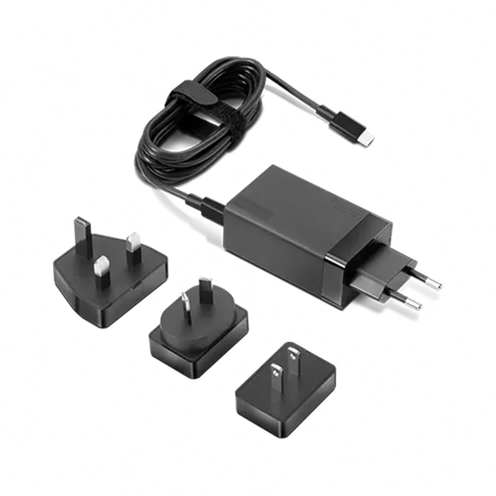 【Lenovo】65W USB-C AC 旅行用變壓器(多國轉接插頭)附收納包