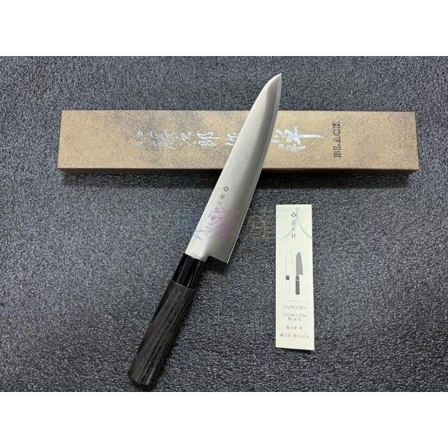 日本製🇯🇵 藤次郎黑禪210mm 牛刀主廚刀料理刀西餐刀FD-1564 菜刀黑禪