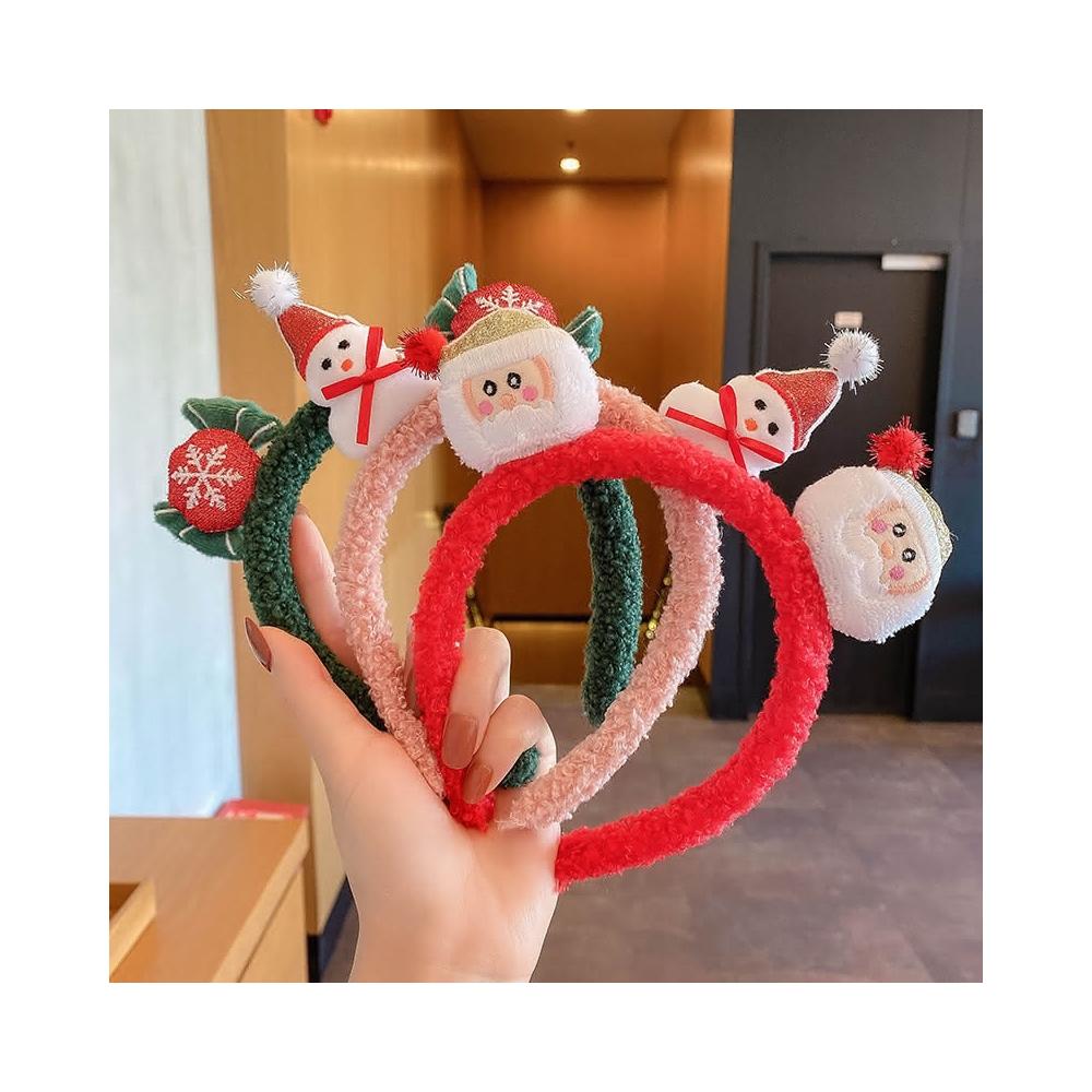 聖誕髮箍 台灣出貨 絨毛髮箍 老人雪人麋鹿 派對活動 頭飾裝飾髮飾 聖誕節髮飾 聖誕節小物 聖誕帽 聖誕裝扮 GF10