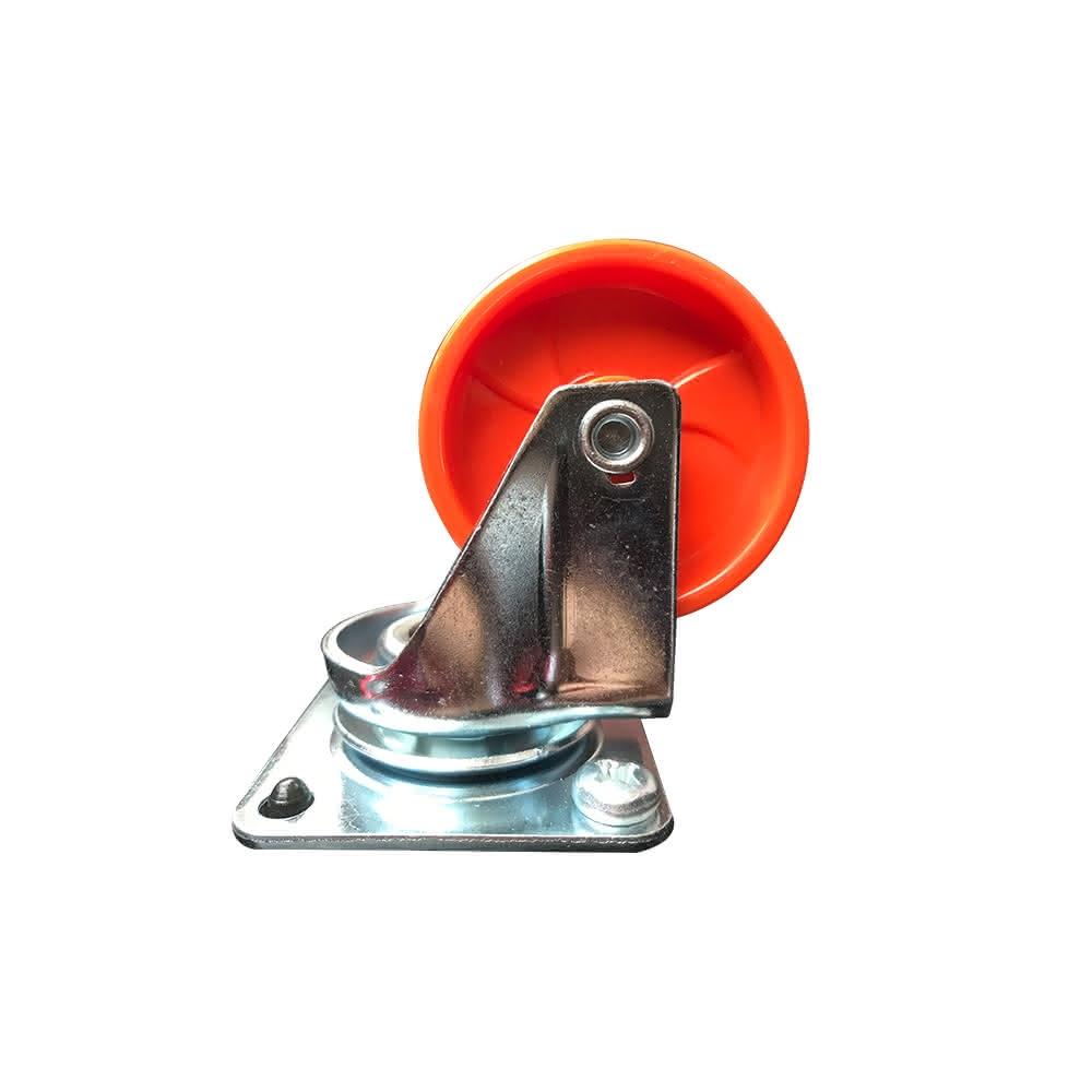 木製車輪 台灣製貨物車HS-580烏龜車專用輪2吋PU輪平板車輪烏龜車輪子中崙五金