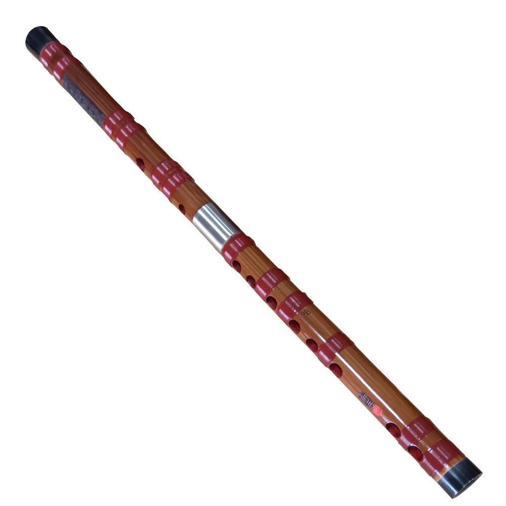 C调紫竹笛（长约53 cm）笛膜+中国笛子考级音阶与练习曲上海音乐