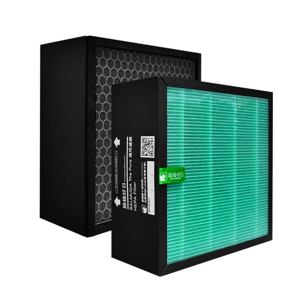 【Have Green Days 綠綠好日】適用 BALMUDA 百慕達 The Pure A-01D HEPA抗菌濾芯 活性碳濾網 A01D-P100