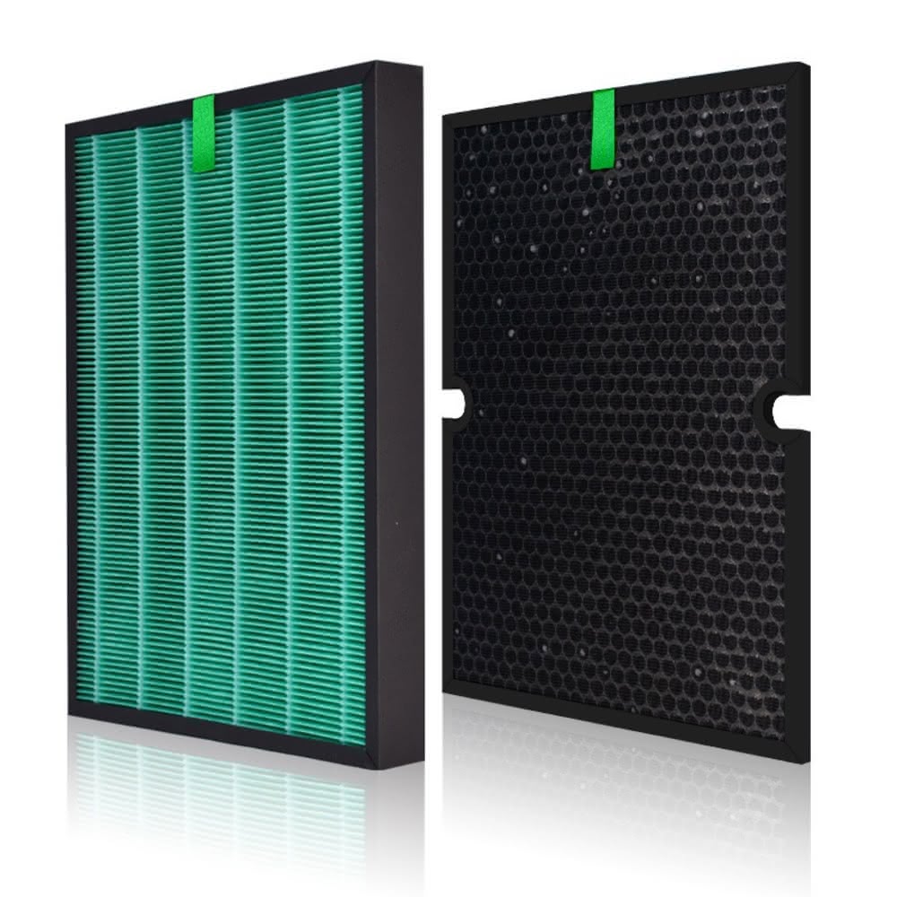 【Have Green Days 綠綠好日】適用 大威 Winix Zero-S AZSU330-HWT 抗菌HEPA濾芯 蜂巢式顆粒活性碳 一年份濾網(EPA抗菌濾芯 蜂巢顆粒活性碳)