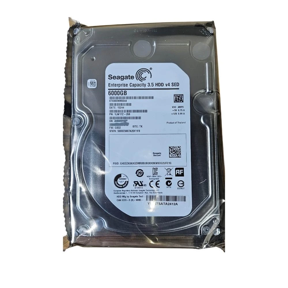 【SEAGATE 希捷】Exos 6TB 3.5吋 SATAIII 7200轉 企業級硬碟 (ST6000NM0044) (裸裝)