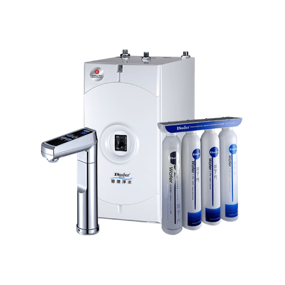 【Buder 普德】BD-3004NH  廚下型冷熱觸控飲水機 搭配 DC-1604 四道生飲淨水器省錢王-專業快速安裝