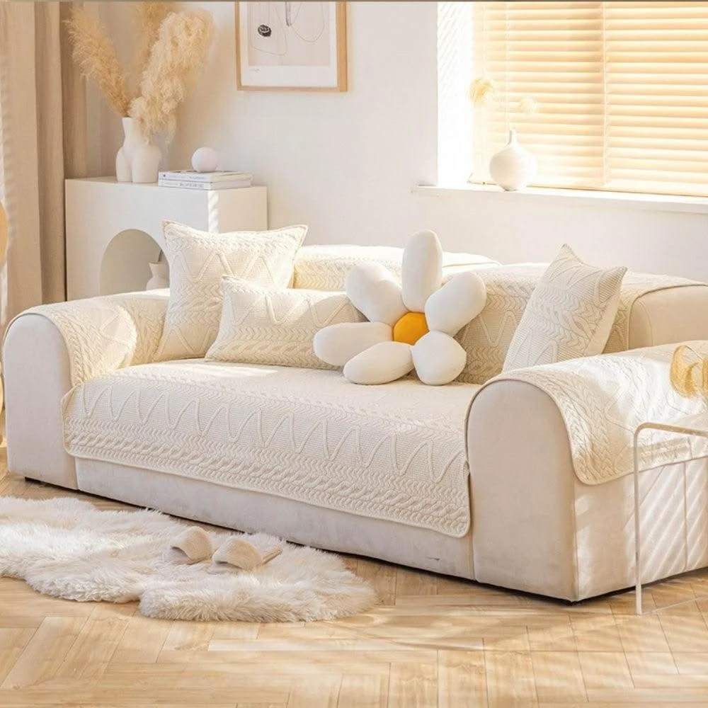 【Arvo Home 蒔桄家居】親膚柔軟三/四人座沙發墊 110*240公分坐墊(防髒沙發墊 異國風質感沙發墊 大尺寸沙發墊 沙發保潔墊 防潑水沙發墊)