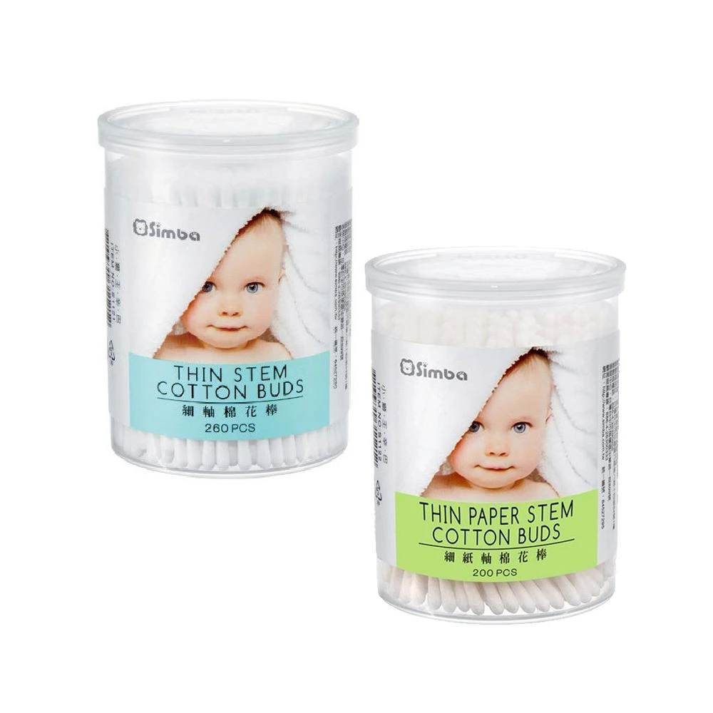 【Simba 小獅王辛巴】小獅王辛巴 Simba 細紙軸棉花棒 細軸棉棒 嬰兒棉棒