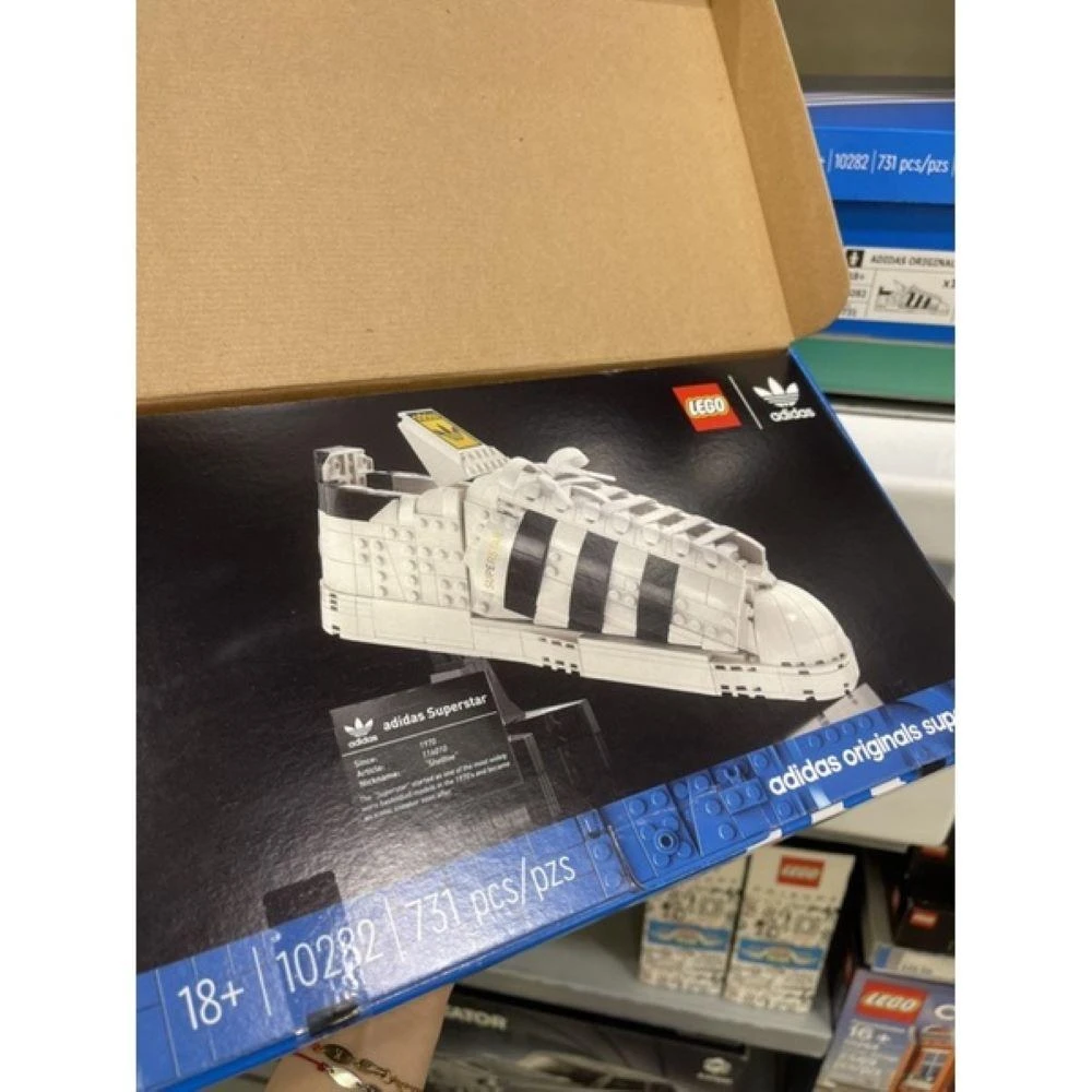 New START精品服飾-員林 現貨 Lego x Adidas 愛迪達 superstar 聯名 樂高 模型 積木