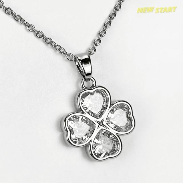 New START精品服飾-員林Adornia 美國飾品品牌純銀/14K金幸運草項鍊