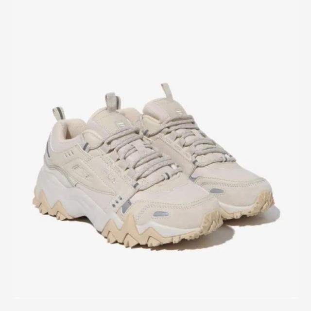 FILA】韓國FILA Tiny Rumble v2 厚底復古運動鞋米色