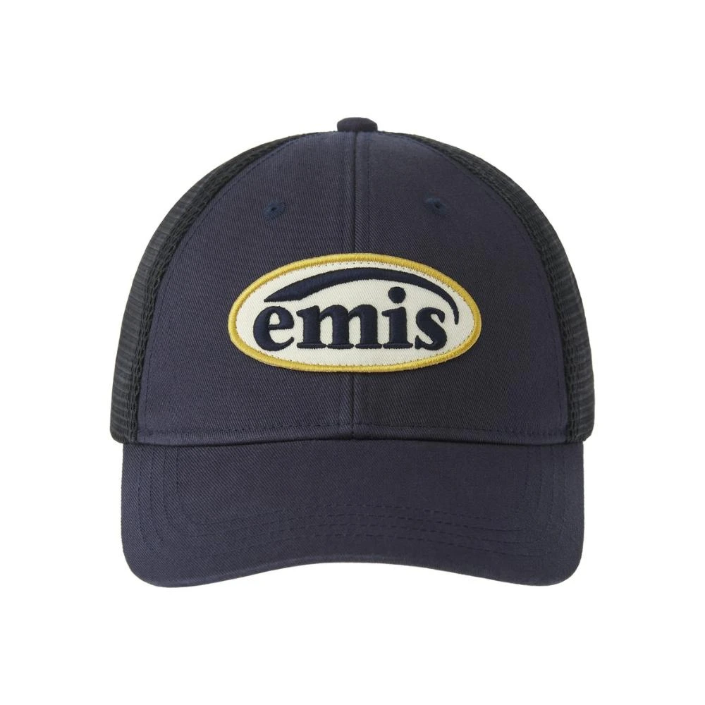 emis】現貨+預購韓國emis WAPPEN MESH BALL CAP 刺繡徽章網眼