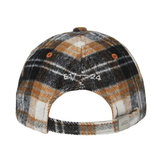 キャップ ^EMIS^ MULTI COLOR CHECK BALL CAPORANGE m1037_1348964 MULTI COLOR CHECK BALL CAP-ORANGE - EMIS