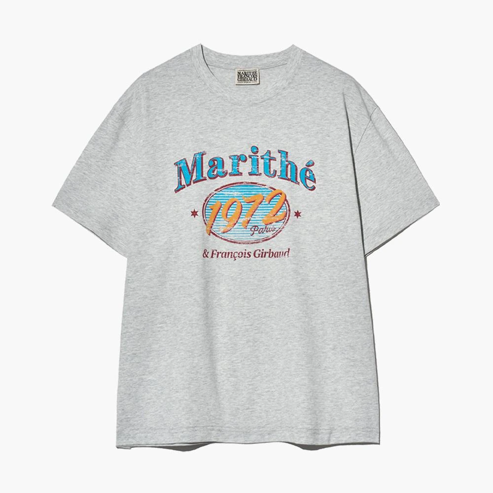 ★Marithe + Francois Girbaud★ W HEART WAPPEN CROP RINGER TE MARITHE FRANCOIS GIRBAUD】預購韓國MARITHE W HEART WAPPEN