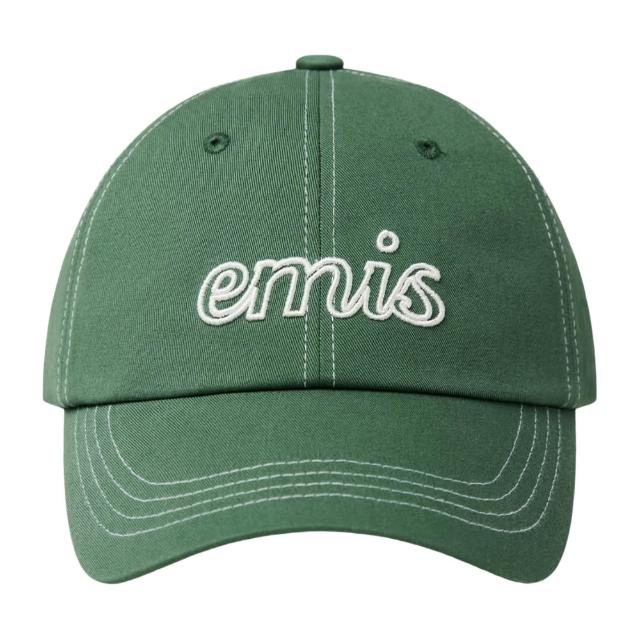 ★emis☆LETTERING LOGO WHITE STITCH BALL CAP LETTERING LOGO WHITE STITCH BALL CAP-PINK - EMIS