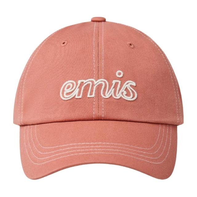 emis】預購LETTERING LOGO WHITE STITCH BALL CAP 白色車線字母
