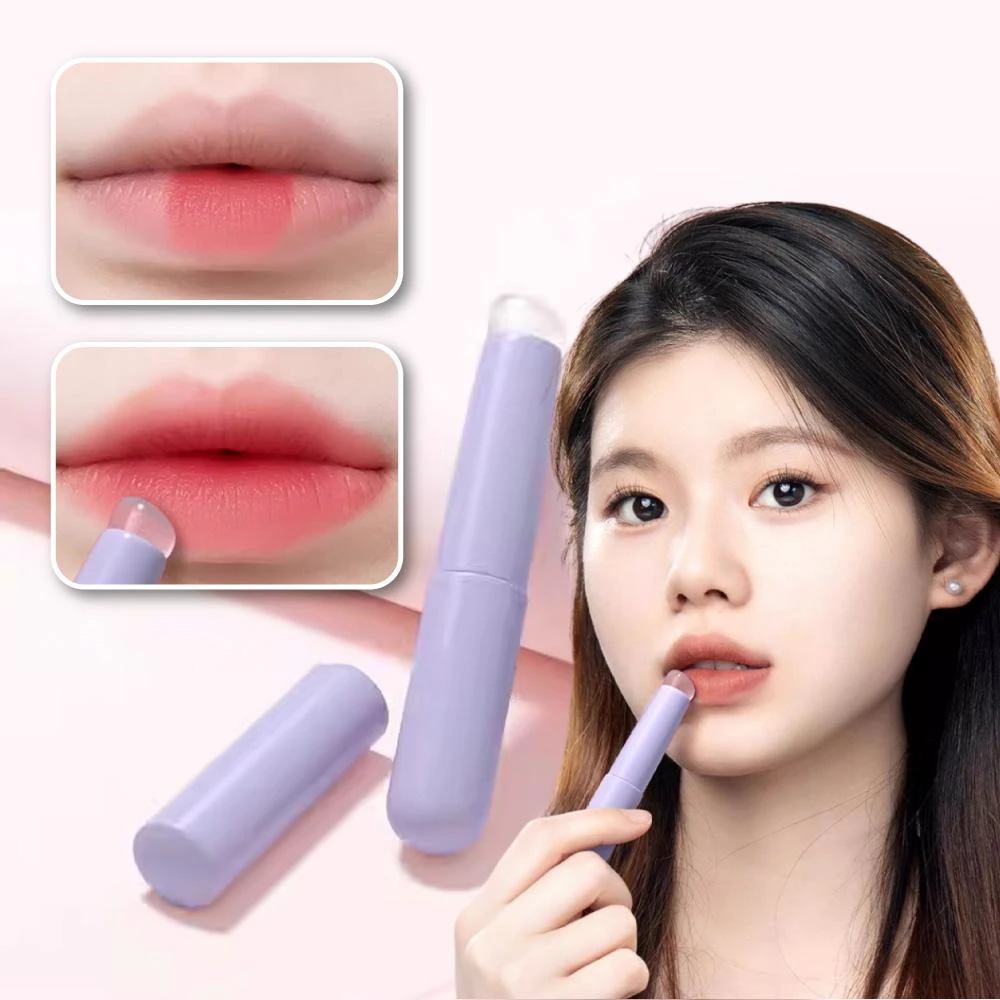 【JOEKI】圓頭矽膠唇刷 唇刷 刷具 暈染 矽膠刷 口紅刷 遮瑕刷 化妝刷 唇膜刷 帶蓋唇刷 防塵便攜 化妝刷具