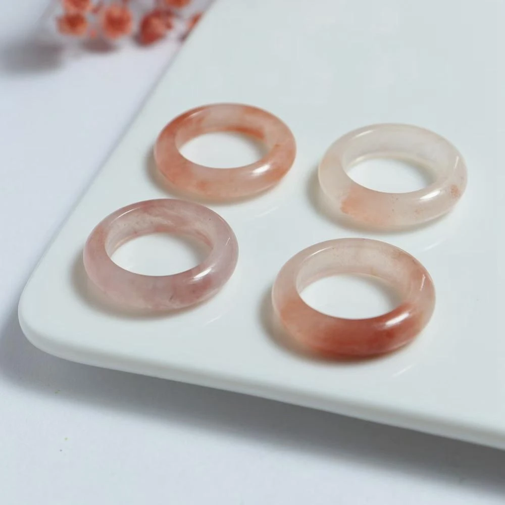 【Paiya 派亞】新疆金絲玉戒指跑桃花釀戒圈東陵玉天山翠手持跑環交換禮物/送禮