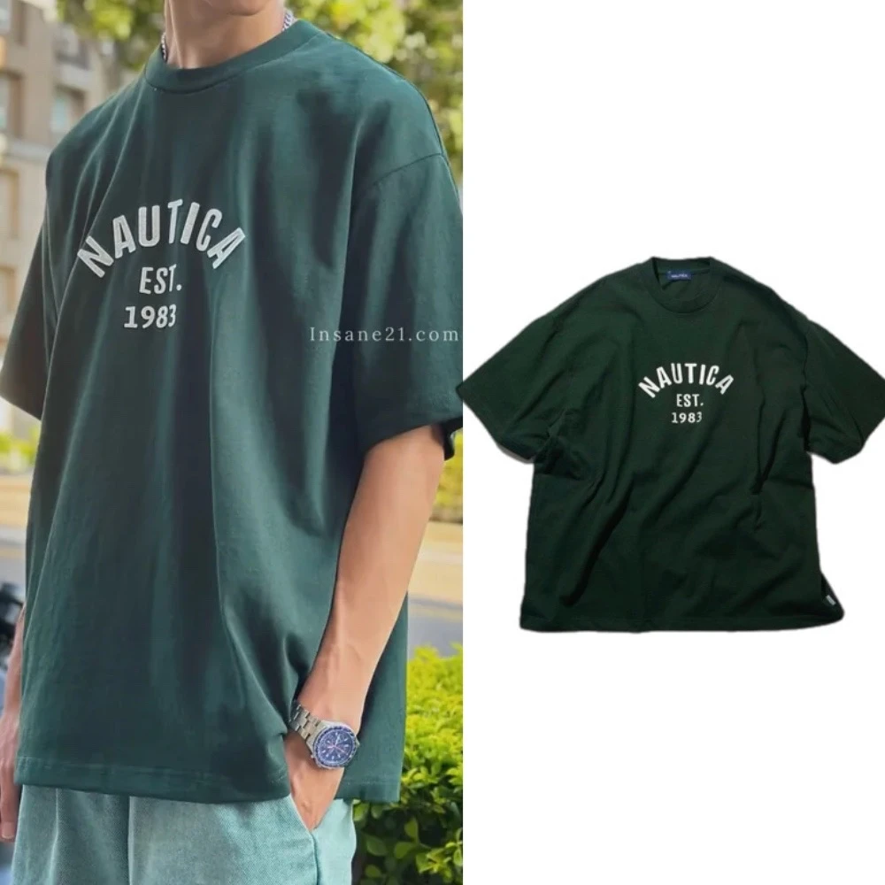 NAUTICA】NAUTICA FREAK STORE 日本支線長谷川昭雄字體重磅短袖