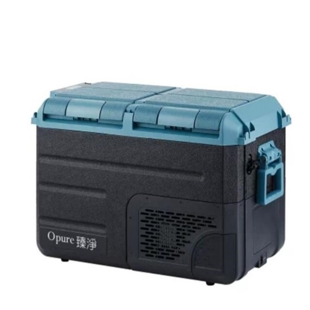 【Opure 臻淨】贈變壓器-50L LG-R50 雙槽雙溫控兩用露營冰箱