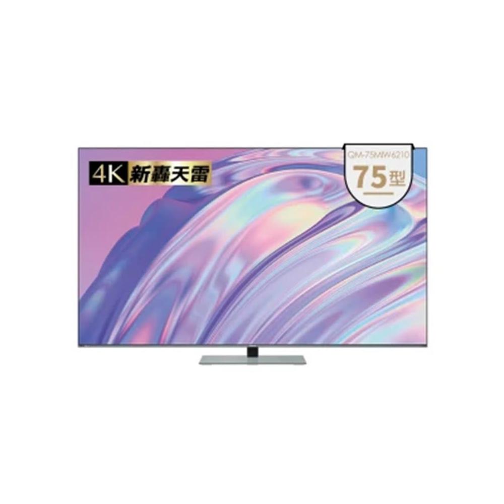 【SAMPO 聲寶】75型4K HDR新轟天雷智慧聯網MINI QLED顯示器 QM-75MIW6210